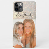 Coque iPhone 11Pro Max Parties scintillant Gold | Photo personnelle Best (Dos)