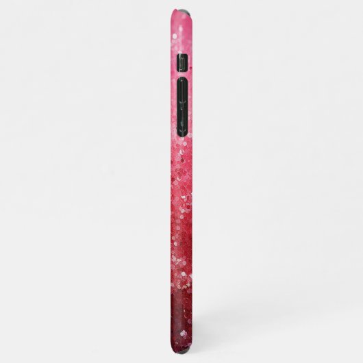 Coque iPhone 11Pro Max Parties scintillant Ombre rose moderne Monogramme  (Côté gauche)