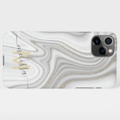 Coque iPhone 11Pro Max Parties scintillant or tendance brillant nom en ma (Dos Horizontal)