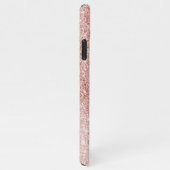 Coque iPhone 11Pro Max Parties scintillant rose moderne étincelles Nom pe (Côté droit)
