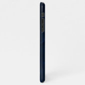 Coque iPhone 11Pro Max Parties scintillant rose personnalisée Marine Marb (Côté gauche)