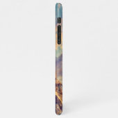 Coque iPhone 11Pro Max Pastel Aquarelle Paris Tour Eiffel (Côté gauche)