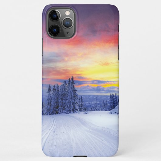Coque iPhone 11Pro Max Paysage hivernal (Dos)