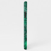 Coque iPhone 11Pro Max Peacock Personnalisé Plumes Bleues Nom (Côté droit)