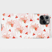 Coque iPhone 11Pro Max Phoenix Oiseau Et Phoenix Fleur Motif Sans Faille (Dos Horizontal)