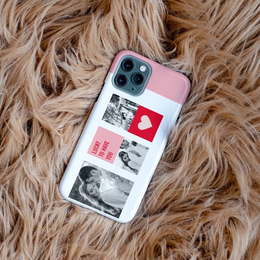 Coque iPhone 11Pro Max Photo Collage Couple | Cadeau moderne Valentines