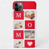 Coque iPhone 11Pro Max Photo Collage Moderne & Best Mom Ever Cadeau (Dos)