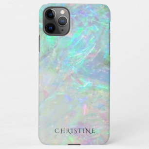 Coque iPhone 11Pro Max photo en pierre minérale opale