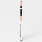 Coque iPhone 11Pro Max Photo moderne | Cadeau de Valentines Rouge et Rose (Côté gauche)