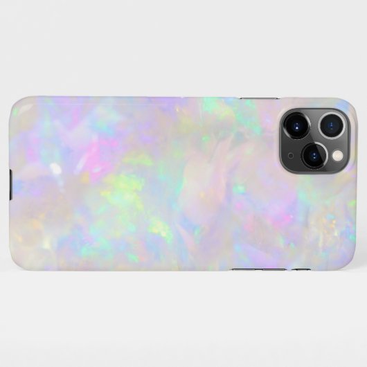 Coque iPhone 11Pro Max photo opale (Dos Horizontal)