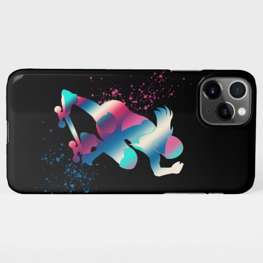 Coque iPhone 11Pro Max Planche à voile (Dos Horizontal)