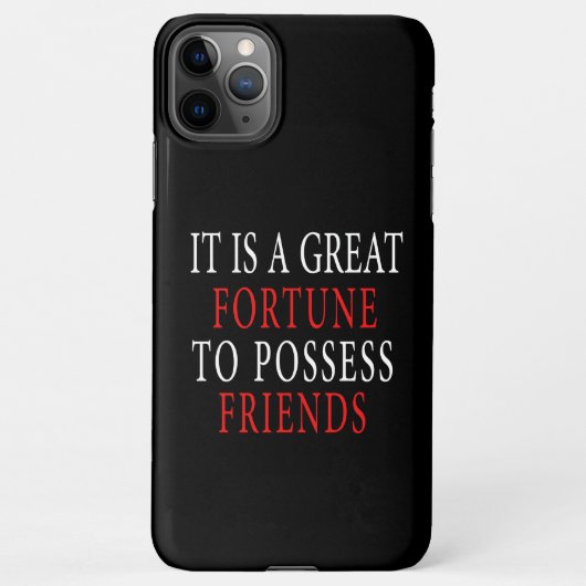 Coque iPhone 11Pro Max posséder un dossier téléphonique ami (Dos)