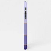 Coque iPhone 11Pro Max Purple Ombre Color Blocks Personalized (Côté gauche)