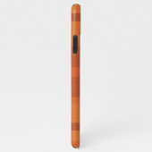 Coque iPhone 11Pro Max Rustique Orange Automne Plaid Tartan (Côté droit)
