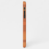Coque iPhone 11Pro Max Rustique Orange Automne Plaid Tartan (Côté gauche)
