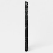 Coque iPhone 11Pro Max Sacoche en marbre noir (Côté gauche)