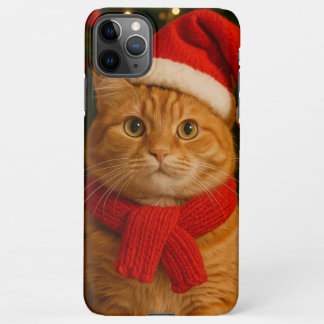 Coque iPhone 11Pro Max Santa Cat iPhone 11 Pro Max Case