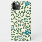 Coque iPhone 11Pro Max Seamless floral pattern on beige background (Dos)