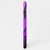 Coque iPhone 11Pro Max Soleil Art déco en violet (Côté gauche)