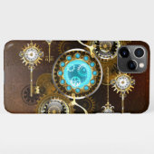 Coque iPhone 11Pro Max Steampunk Rusty Background (Dos Horizontal)