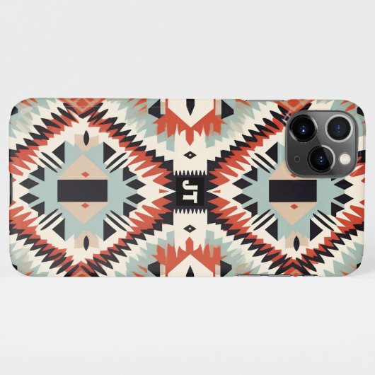 Coque iPhone 11Pro Max Sud-ouest de l'Aztèque (Dos Horizontal)