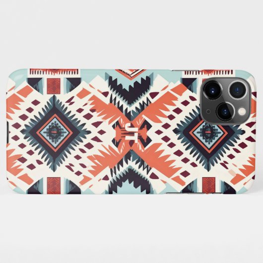 Coque iPhone 11Pro Max Sud-ouest de l'Aztèque (Dos Horizontal)
