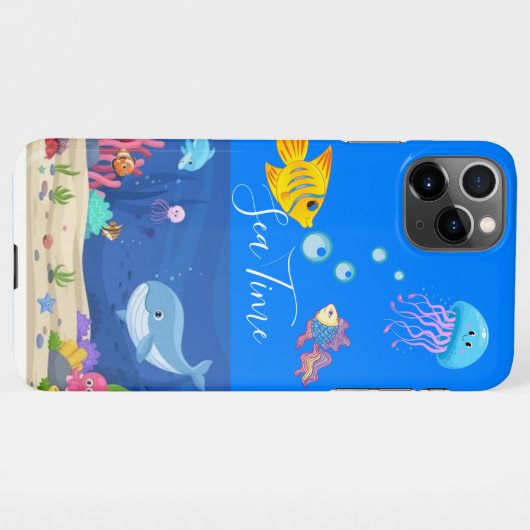 Coque iPhone 11Pro Max Téléphone - Style côtier & Quotidien (Dos Horizontal)