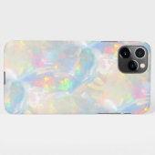Coque iPhone 11Pro Max texture de gemme opale (Dos Horizontal)