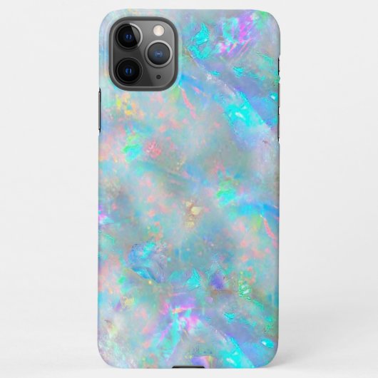 Coque iPhone 11Pro Max texture opale (Dos)