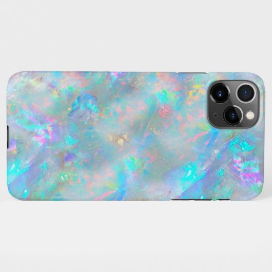 Coque iPhone 11Pro Max texture opale (Dos Horizontal)