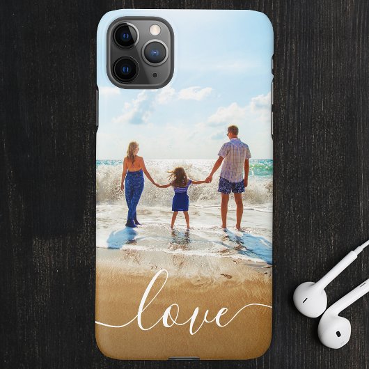 Coque iPhone 11Pro Max Tous les modèles Modèle photo Love Text Phone Case