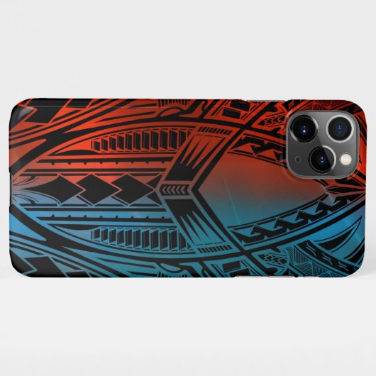 Coque iPhone 11Pro Max Tribal/samoan (Dos Horizontal)
