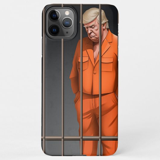 Coque iPhone 11Pro Max Trump en prison iPhone 11 Pro Max Slim Fit Coque,  (Dos)