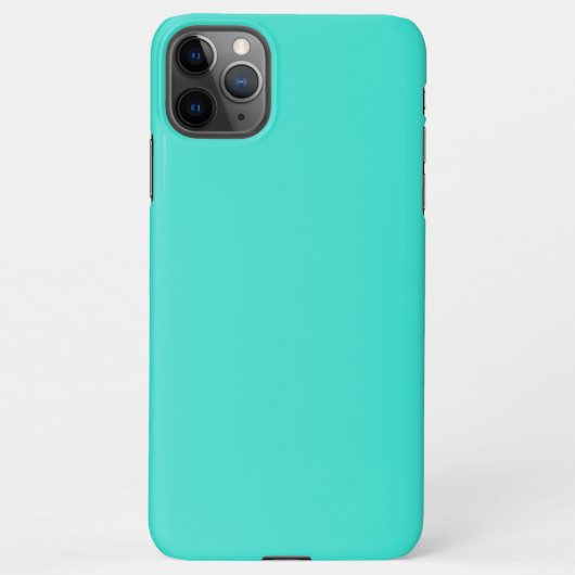 Coque iPhone 11Pro Max Turquoise (Dos)