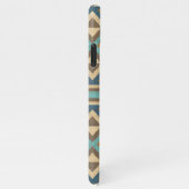Coque iPhone 11Pro Max Turquoise Turquoise Orange Brown (Côté droit)