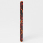 Coque iPhone 11Pro Max Turquoise Turquoise Orange Red Tribal Motif de mos (Côté droit)