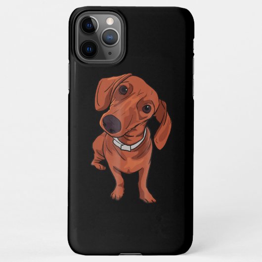 Coque iPhone 11Pro Max Venin de chien | Funny Gift Cute Dog Lovers (Dos)