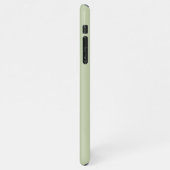 Coque iPhone 11Pro Max Vert moderne | Initiale personnelle (Côté gauche)