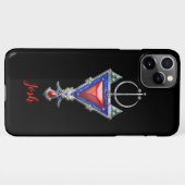 Coque iPhone 11Pro Max vieux pendentif historique berber bijoux couleur t (Dos Horizontal)
