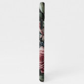 Coque iPhone 11Pro Max Vin gothique Rose rouge Art botanique peinture (Côté droit)