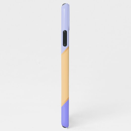 Coque iPhone 11Pro Max Violet bleu pastel jaune personnalisé (Côté droit)