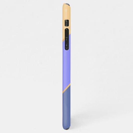 Coque iPhone 11Pro Max Violet bleu pastel jaune personnalisé (Côté gauche)