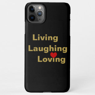 Coque iPhone 11Pro Max Vivre, rire, aimer