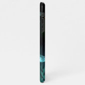 Coque iPhone 11Pro Max Vol de libellule verte lumineuse (Côté gauche)