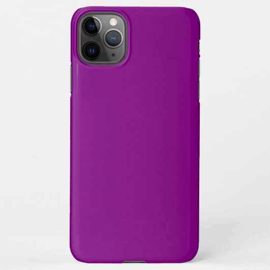 Coque iPhone 11Pro Max Vrai pourpre (Dos)