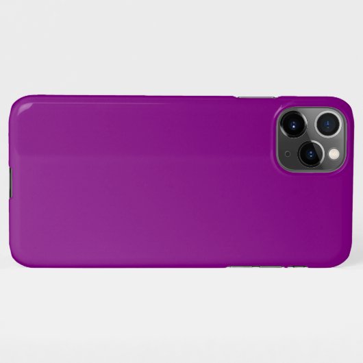 Coque iPhone 11Pro Max Vrai pourpre (Dos Horizontal)