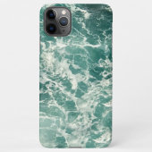 Coque iPhone 11Pro Max Waves Blue Green (Dos)