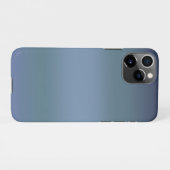 Coque iPhone 11Pro Moderne bleu marine couleur dégradé (Dos Horizontal)