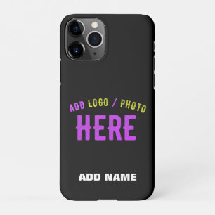 COQUE iPhone 11Pro MODERNE ET MODERNE PERSONNALISABLE NOIR VÉRIFIÉ