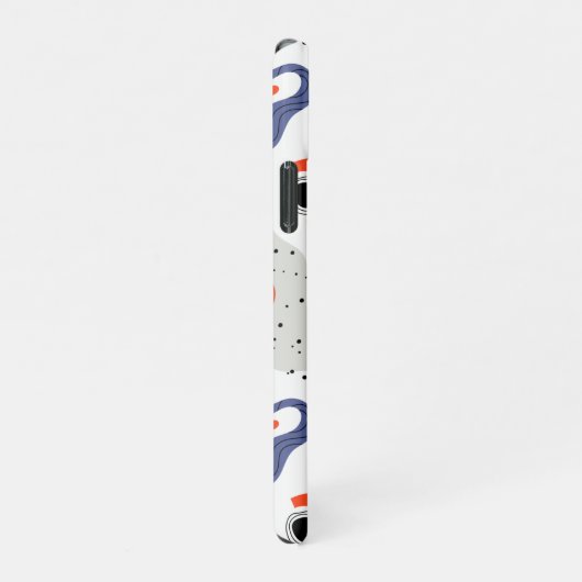 Coque iPhone 11Pro Motif Abstrait des tourbillons et des cercles (Côté droit)